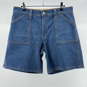 Levi's 550 Relaxed Fit Denim Shorts, Medium Wash, Cotton Blend, Women's 12